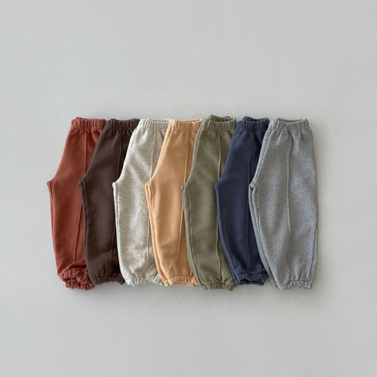 Korean Version Of The Children's Simple Solid Color Casual Pants