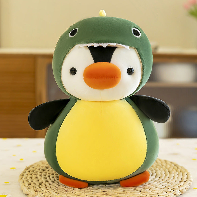 Transforming Into A Penguin Plush Toy Cute Doll