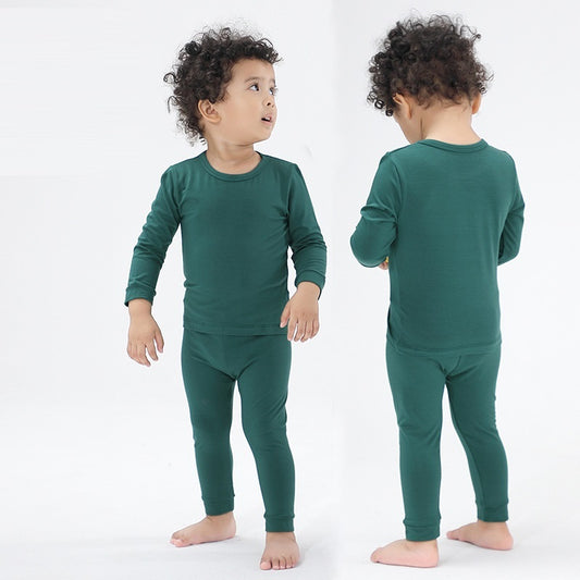 Baby Bamboo Fiber Home Wear Suit