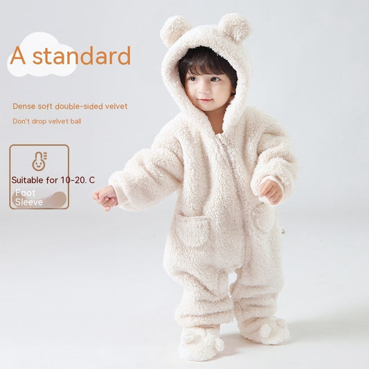 Lambswool Baby Jumpsuit Outer Wear