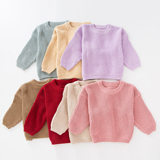 Children's Pullover Knitting Sweater