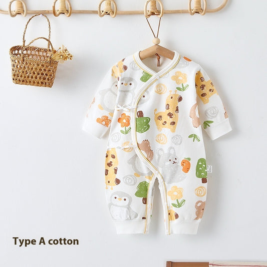 Pure Cotton Boneless Baby Jumpsuit 0-6 Months Romper